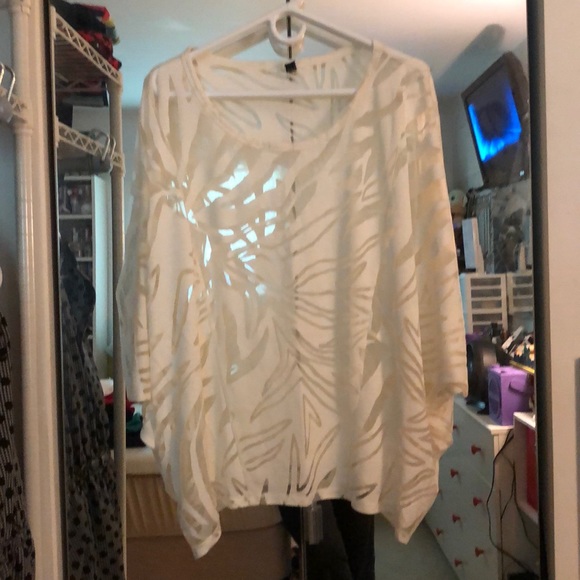 Lane Bryant Tops - Sheer Blouse